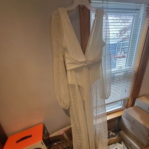 Bodysuit crochet dress